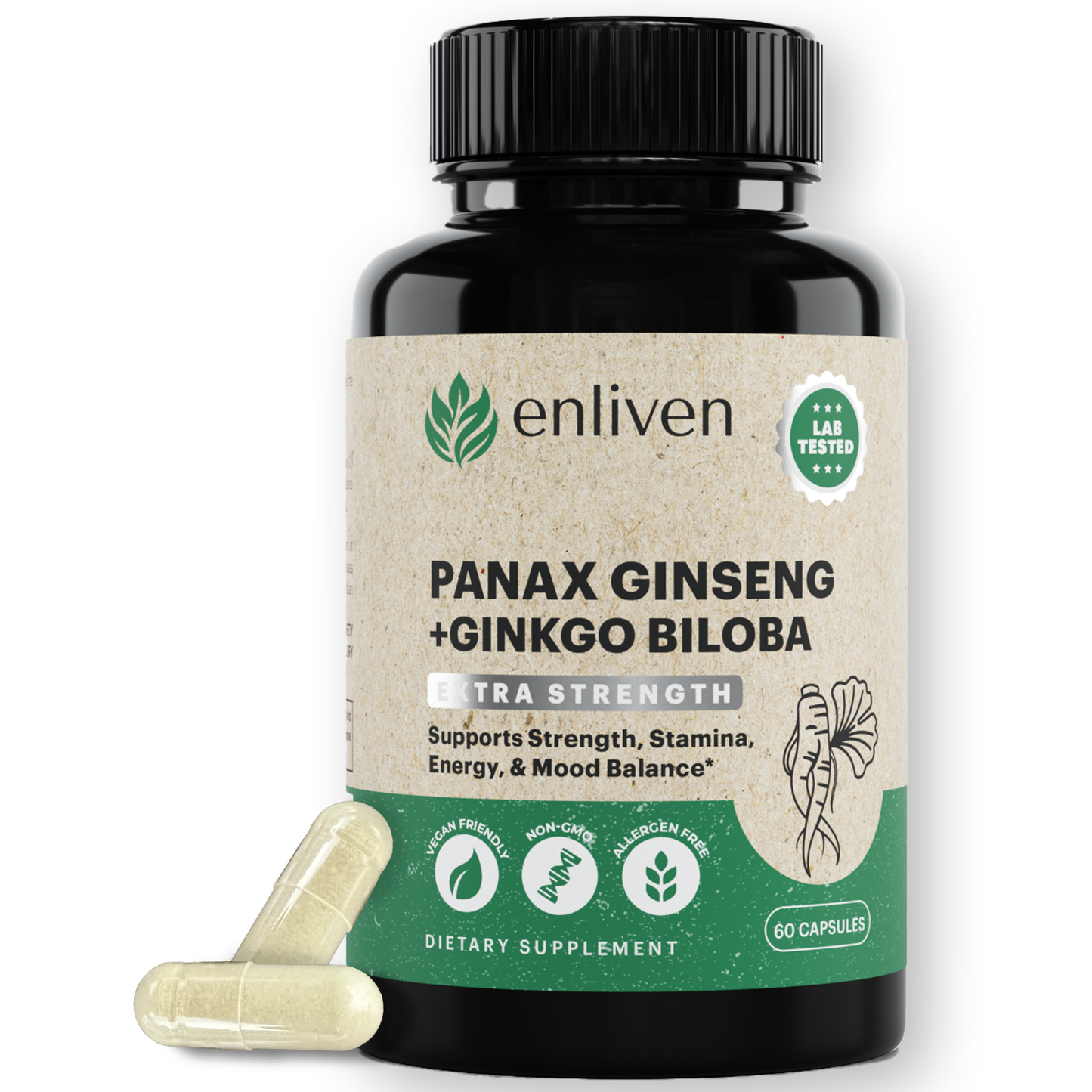 Panax Ginseng + Ginkgo Biloba